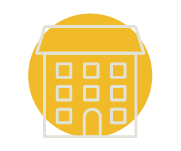 Illustration für Mitarbeiterhaus