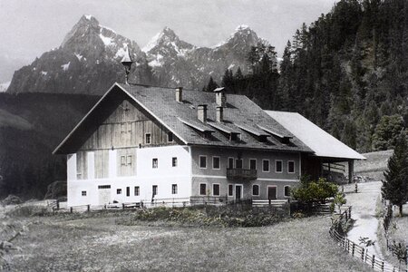 Die Seitenalm im Jahr 1935